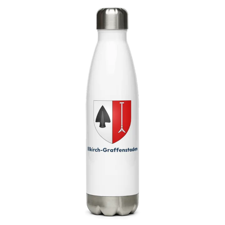 Gourde inox blason de Illkirch-Graffenstaden