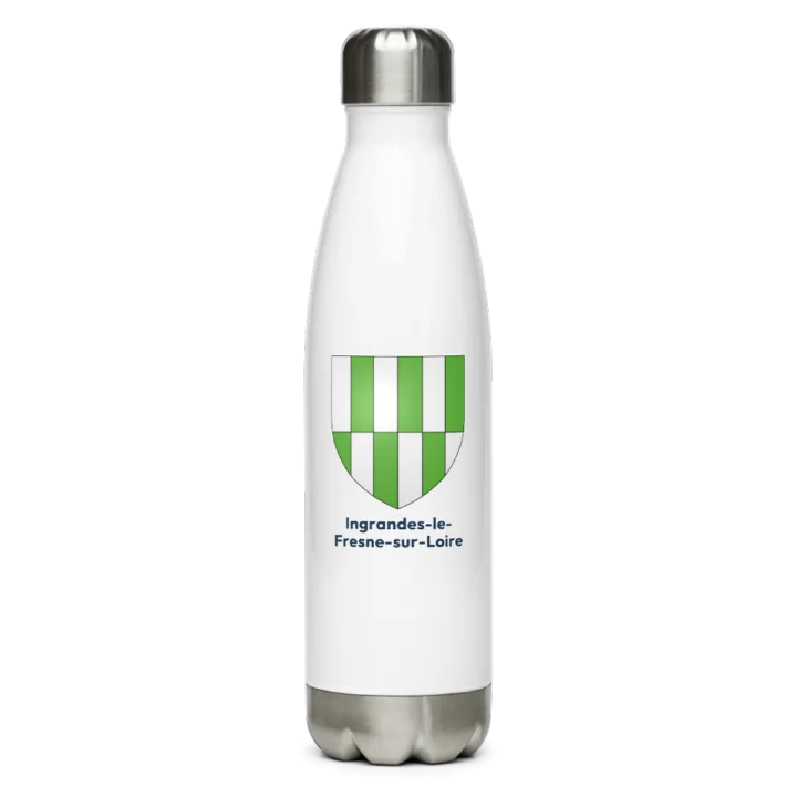 Gourde inox blason de Ingrandes-le-Fresne-sur-Loire