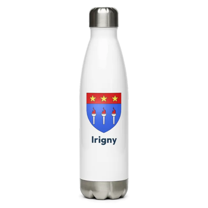 Gourde inox blason de Irigny