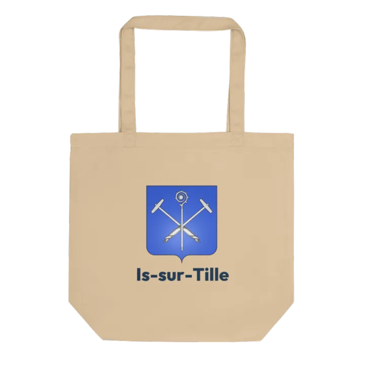 Tote bag coton bio — blason d'Is-sur-Tille
