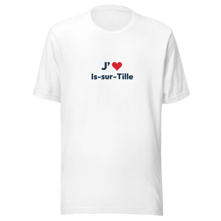 T-shirt « J’❤ Is-sur-Tille »