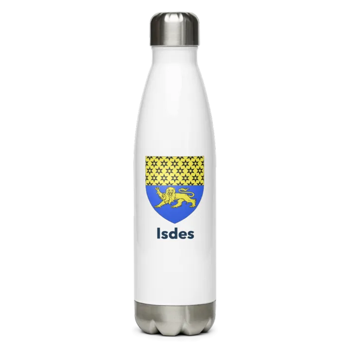 Gourde inox blason de Isdes