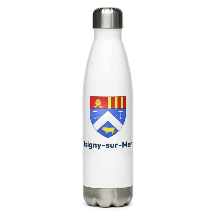 Gourde inox blason de Isigny-sur-Mer