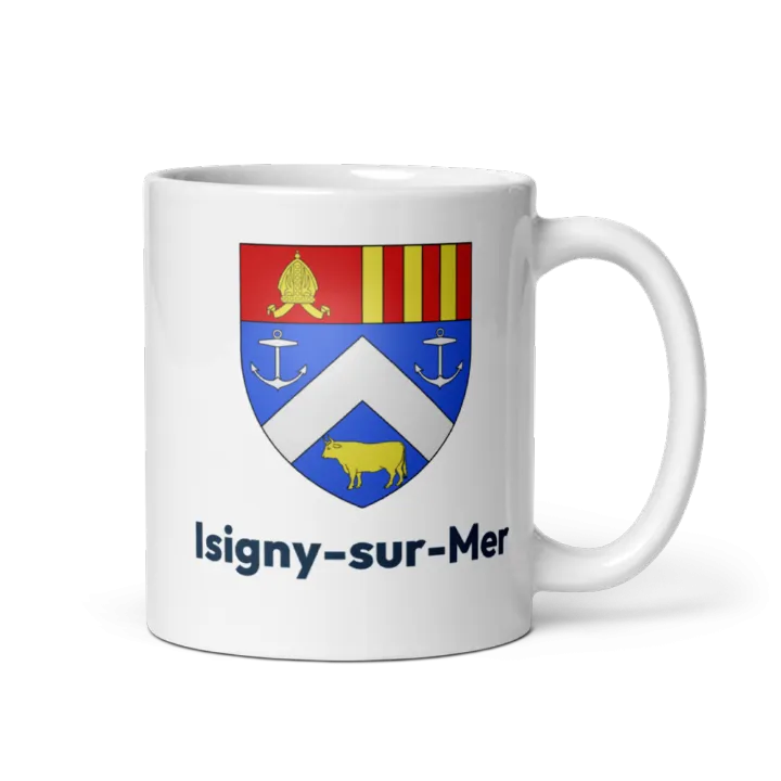 Mug blason de Isigny-sur-Mer