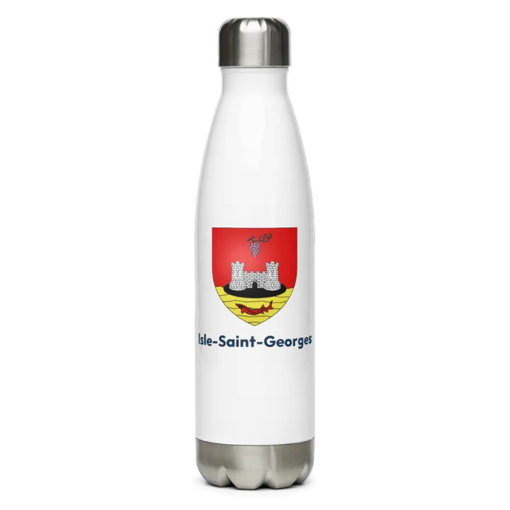 Gourde inox blason de Isle-Saint-Georges