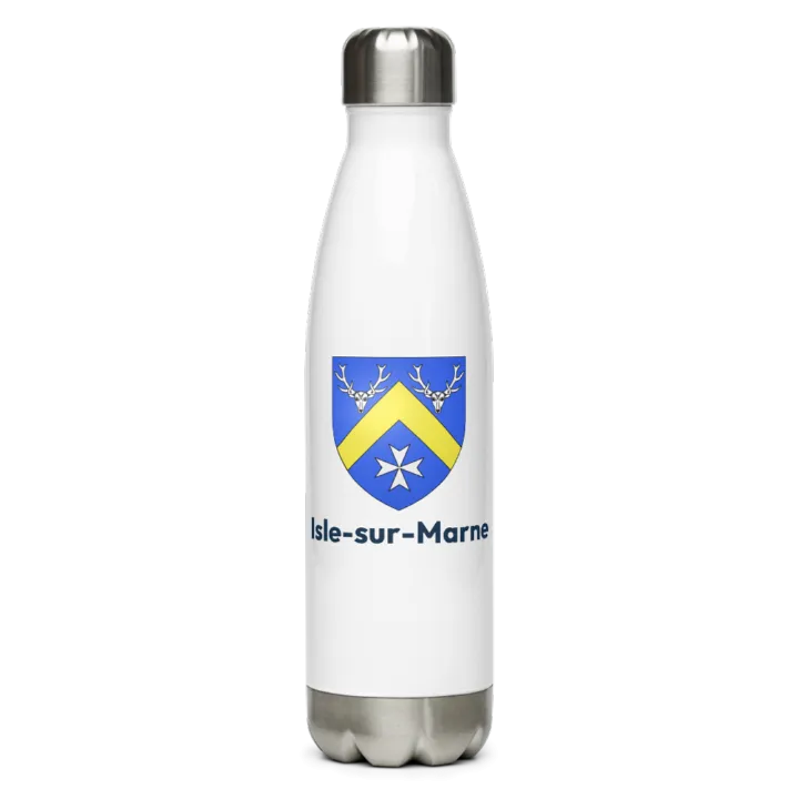Gourde inox blason de Isle-sur-Marne