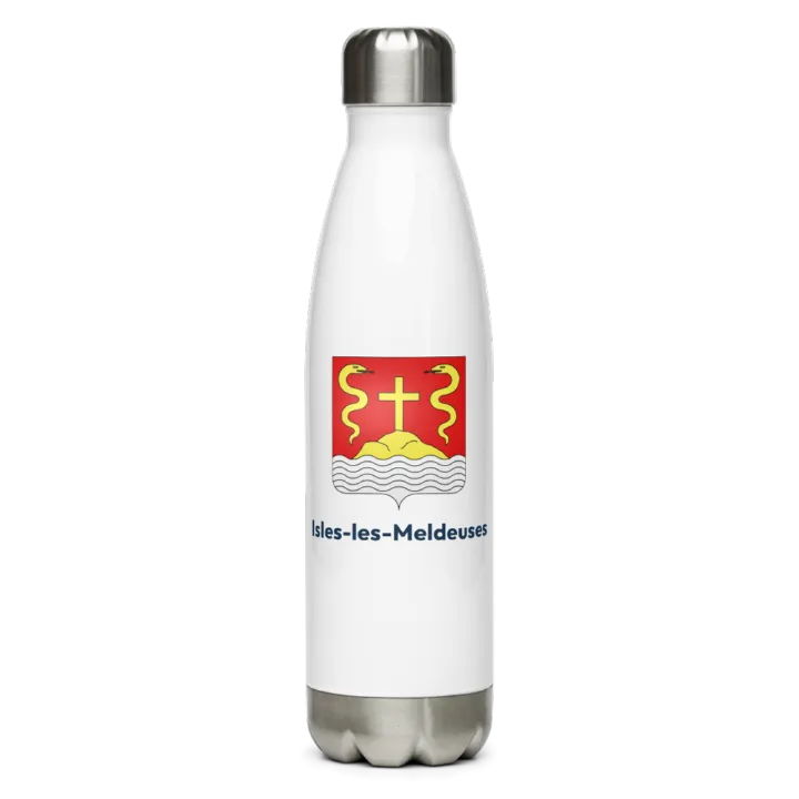 Gourde inox blason de Isles-les-Meldeuses