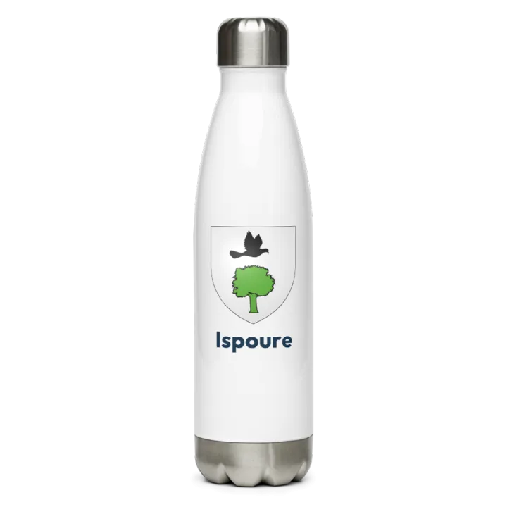 Gourde inox blason de Ispoure