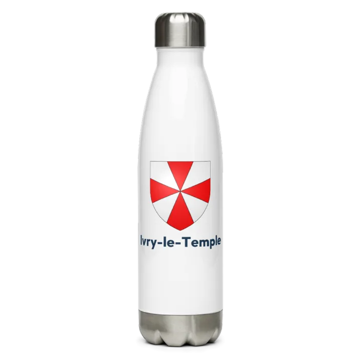 Gourde inox blason de Ivry-le-Temple