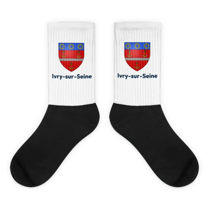 Chaussettes — blason d'Ivry-sur-Seine