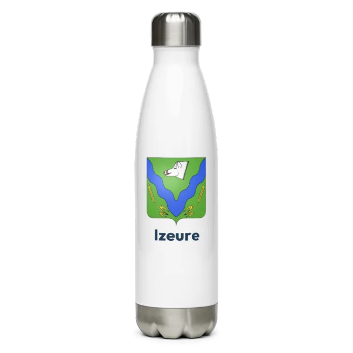 Gourde inox — blason d'Izeure