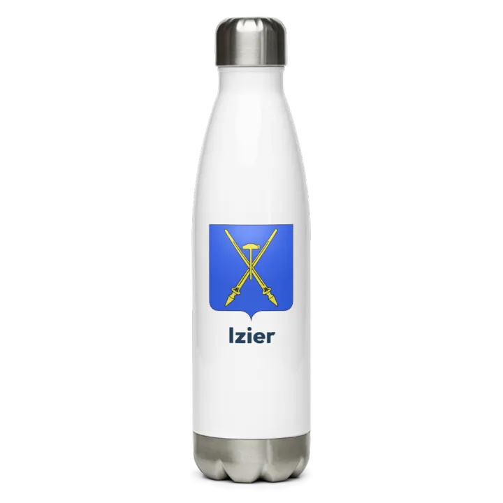 Gourde inox — blason d'Izier