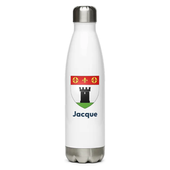 Gourde inox blason de Jacque