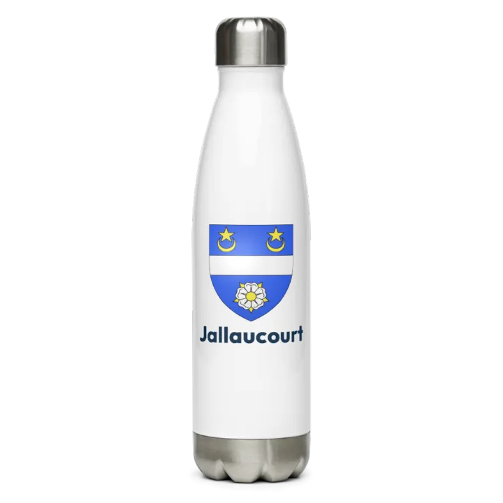 Gourde inox — blason de Jallaucourt