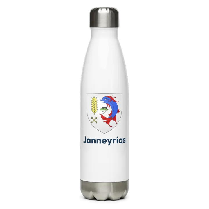 Gourde inox blason de Janneyrias