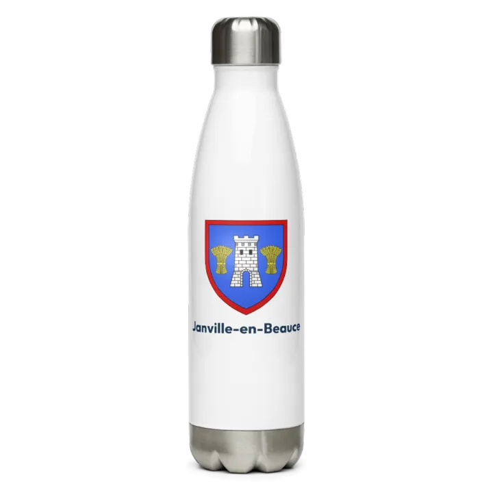 Gourde inox blason de Janville-en-Beauce