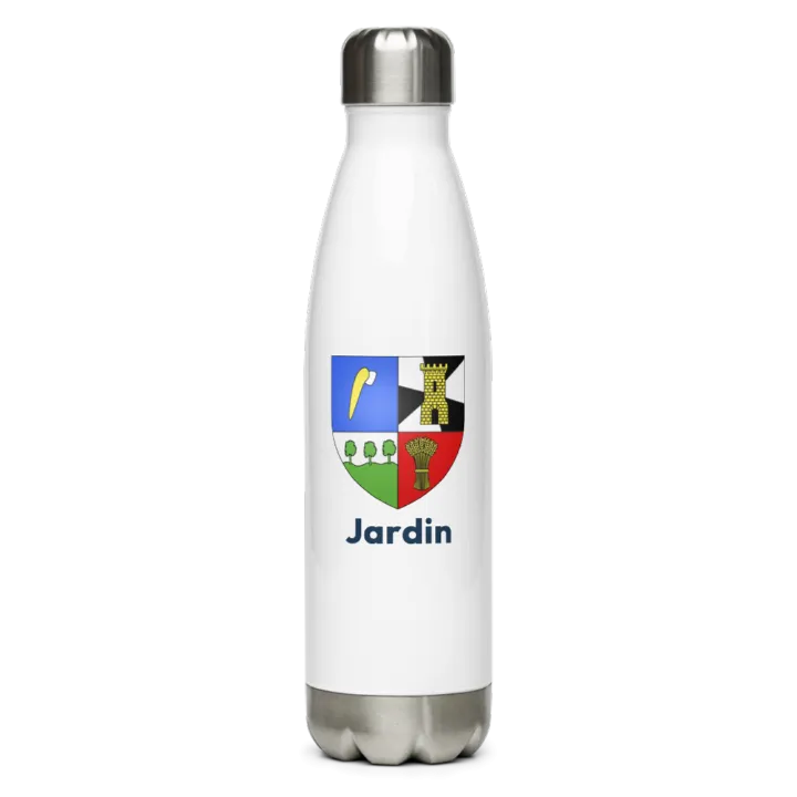 Gourde inox blason de Jardin