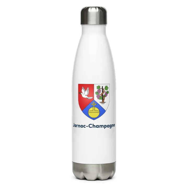 Gourde inox blason de Jarnac-Champagne