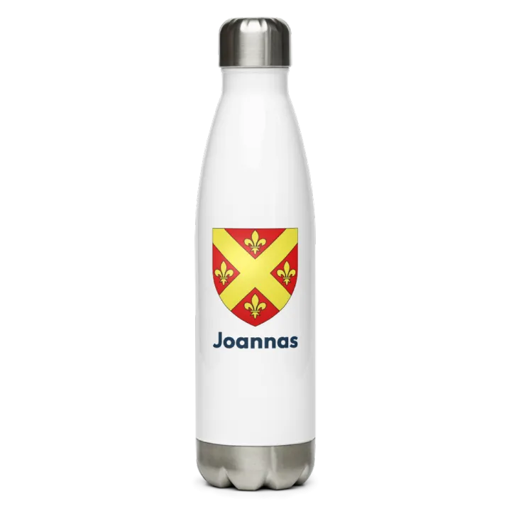 Gourde inox blason de Joannas