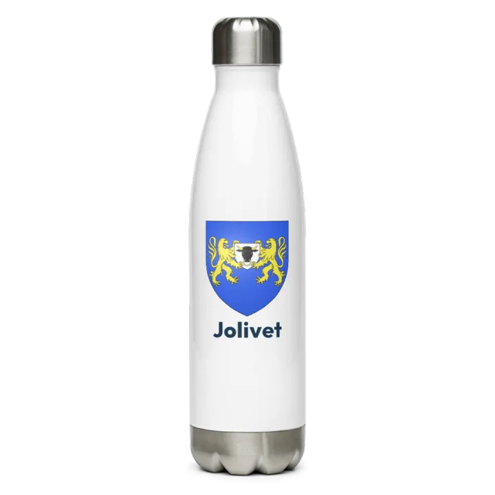 Gourde inox blason de Jolivet