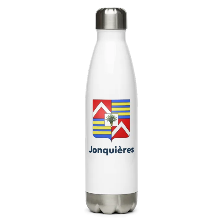 Gourde inox blason de Jonquières