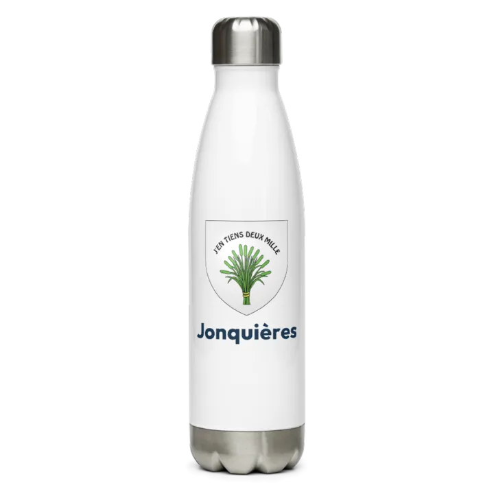 Gourde inox blason de Jonquières