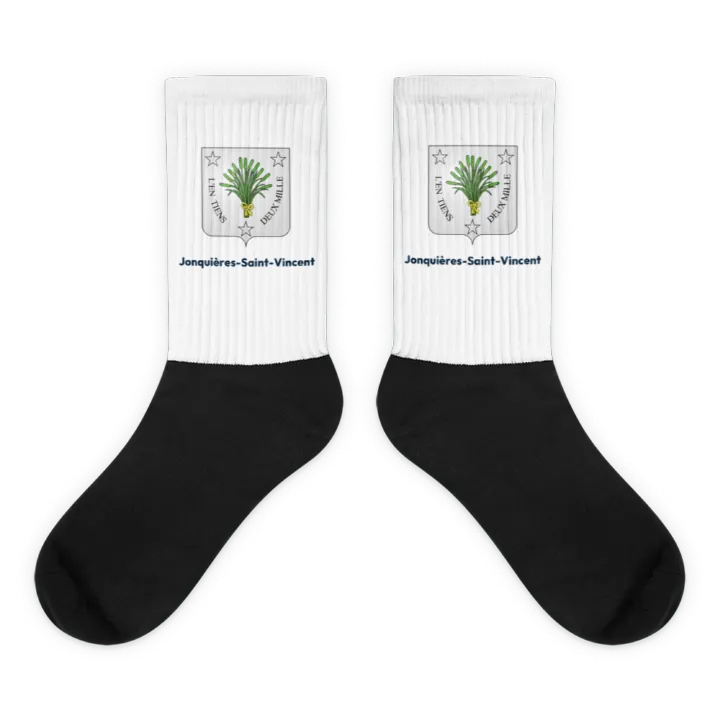 Chaussettes — blason de Jonquières-Saint-Vincent