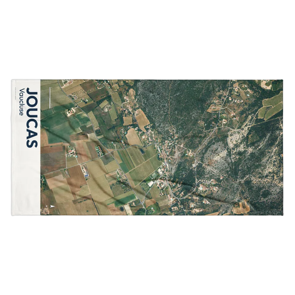 Serviette cartographique — carte de Joucas
