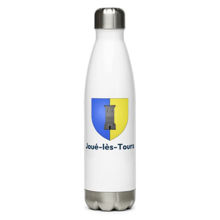 Gourde inox — blason de Joué-lès-Tours