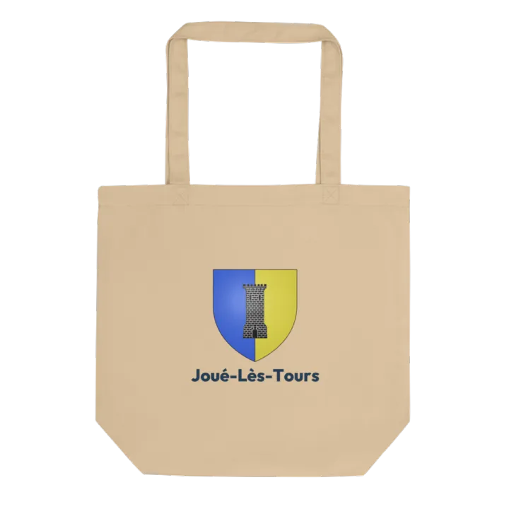 Tote bag coton bio — blason de Joué-lès-Tours