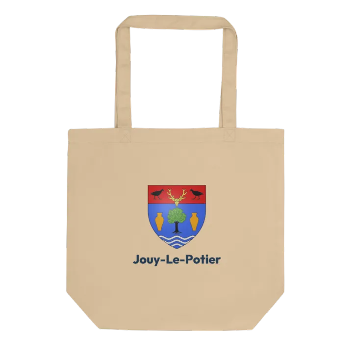 Tote bag coton bio — blason de Jouy-le-Potier