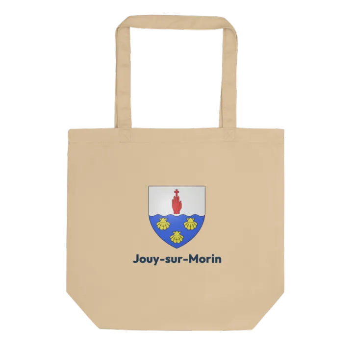 Tote bag coton bio — blason de Jouy-sur-Morin