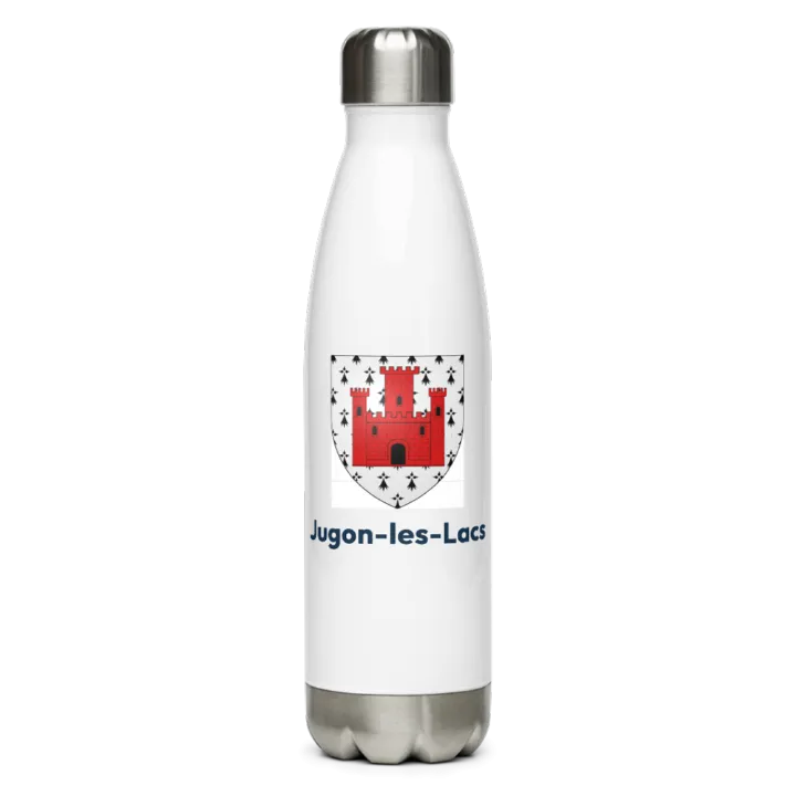 Gourde inox blason de Jugon-les-Lacs