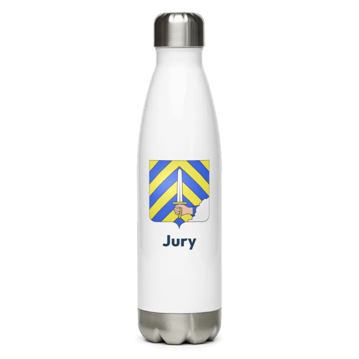 Gourde inox blason de Jury