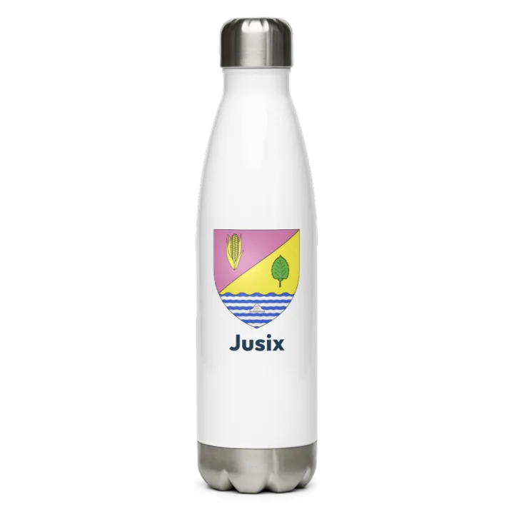 Gourde inox blason de Jusix