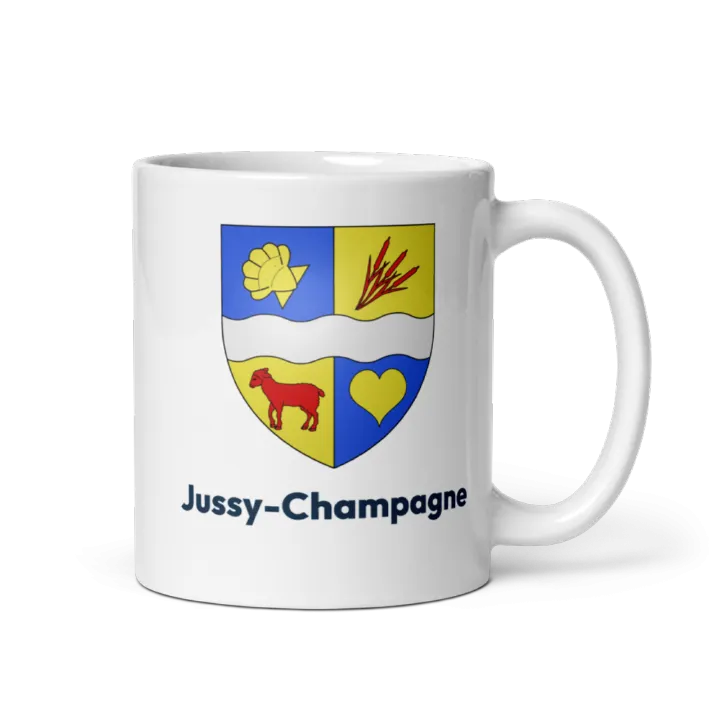 Mug blason de Jussy-Champagne