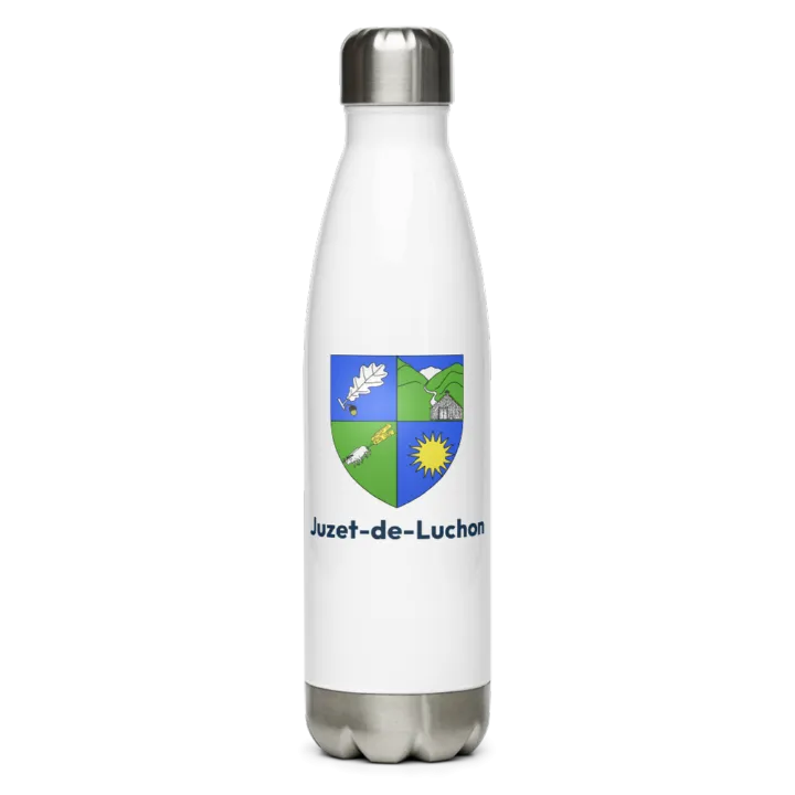 Gourde inox — blason de Juzet-de-Luchon