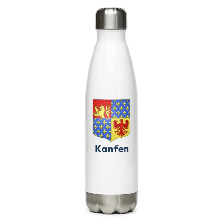Gourde inox blason de Kanfen