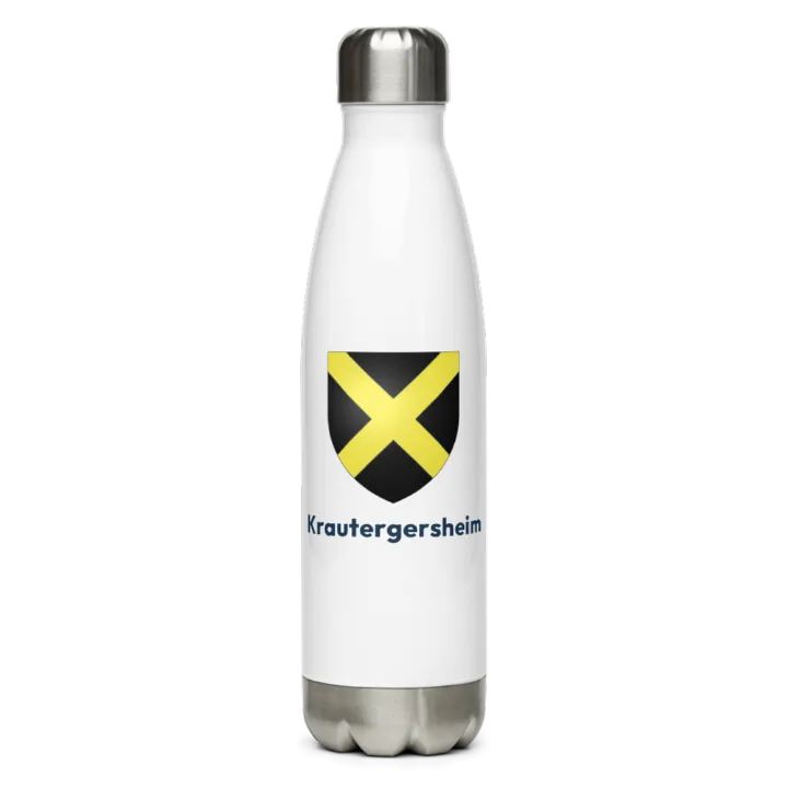 Gourde inox — blason de Krautergersheim
