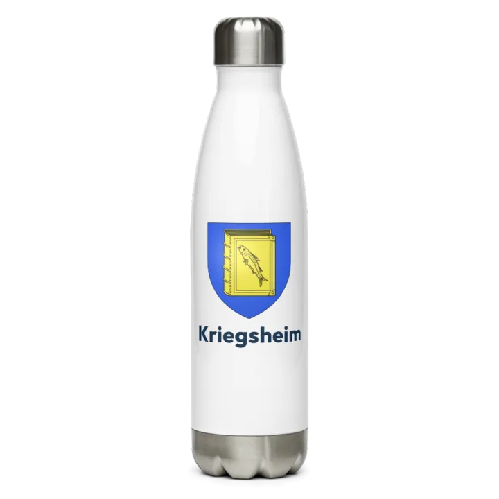 Gourde inox blason de Kriegsheim