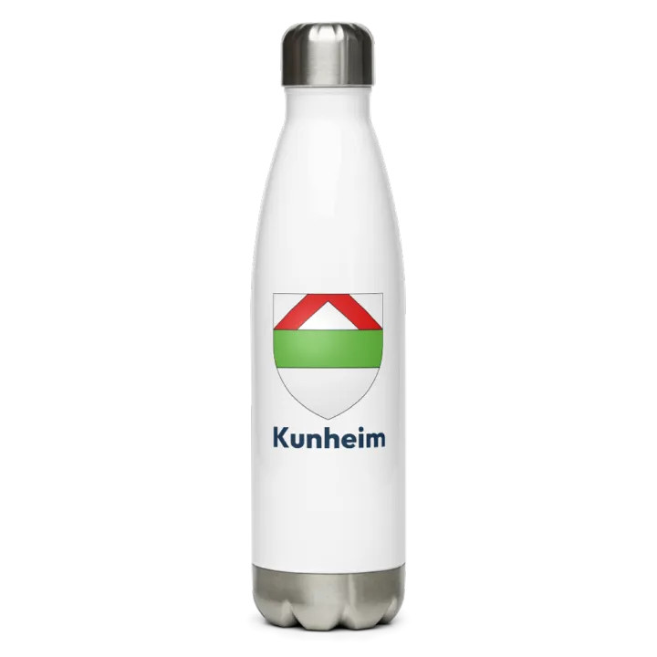 Gourde inox blason de Kunheim