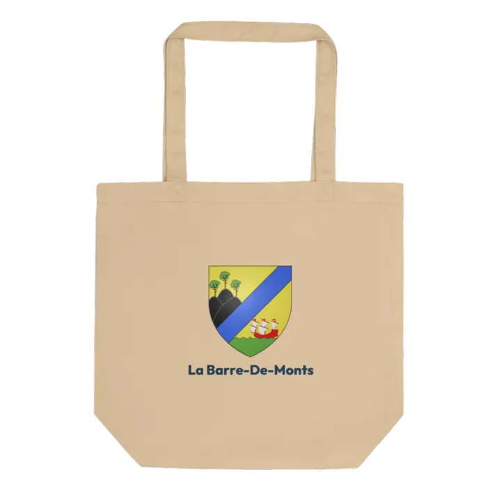 Tote bag coton bio — blason de la Barre-de-Monts