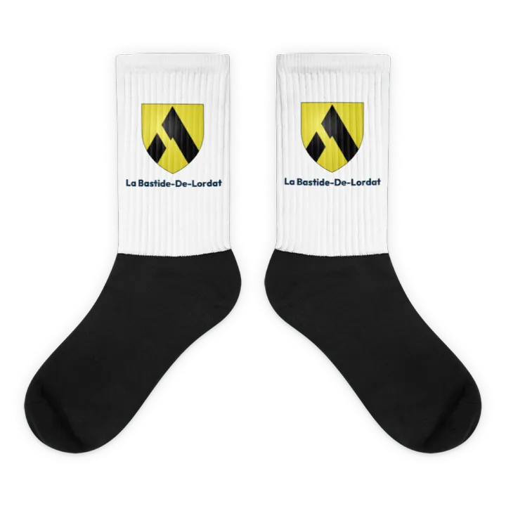 Chaussettes — blason de la Bastide-de-Lordat