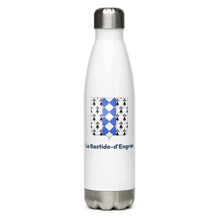 Gourde inox blason de La Bastide-d'Engras