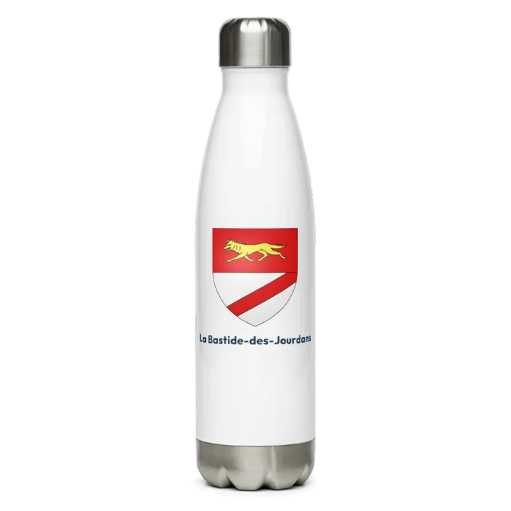 Gourde inox blason de La Bastide-des-Jourdans