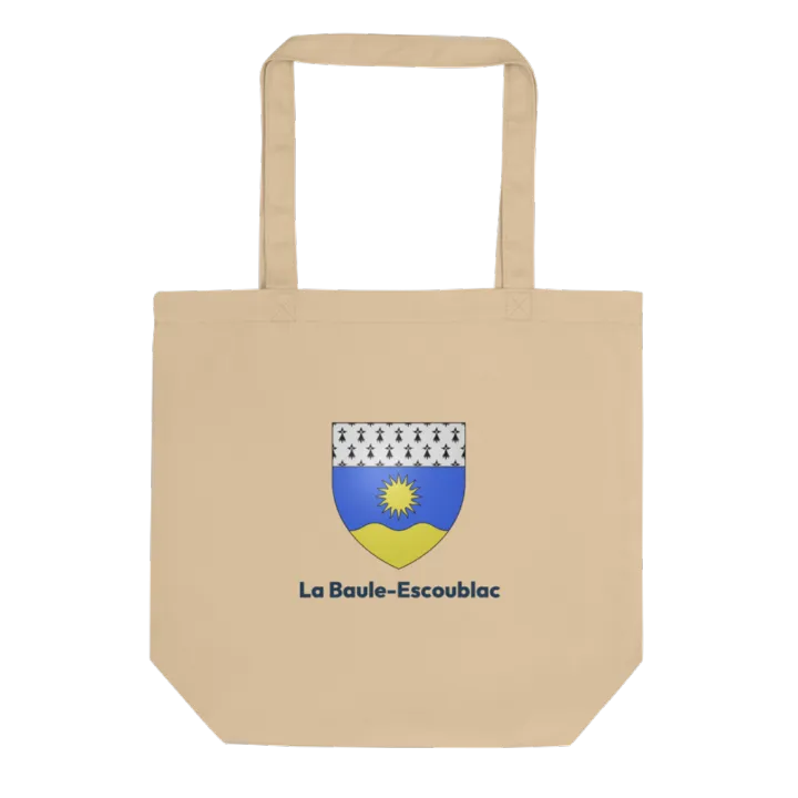 Tote bag coton bio — blason de la Baule-Escoublac
