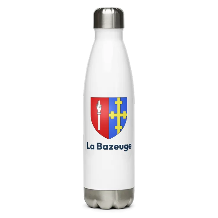 Gourde inox blason de La Bazeuge