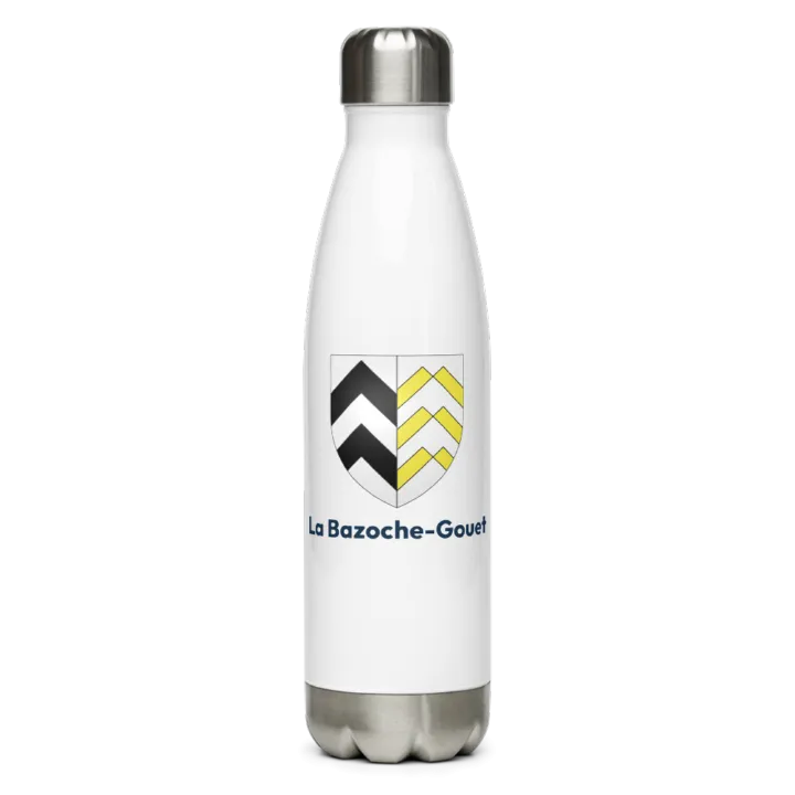 Gourde inox — blason de la Bazoche-Gouet