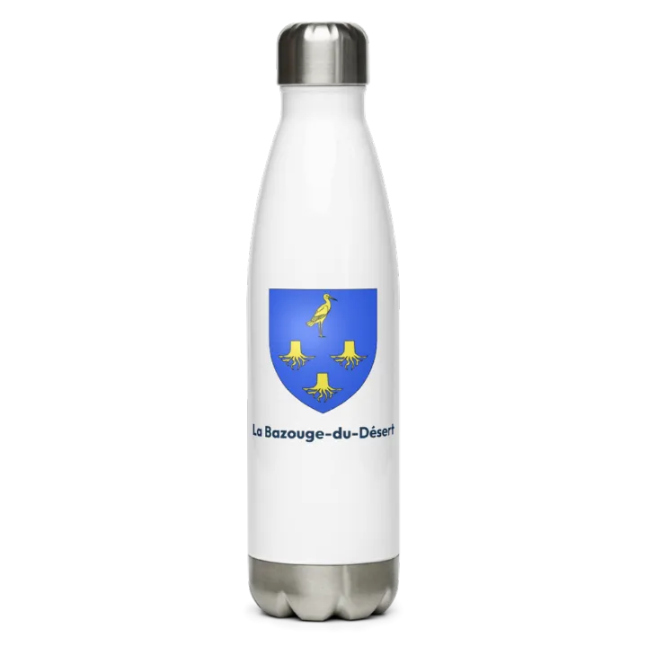 Gourde inox blason de La Bazouge-du-Désert