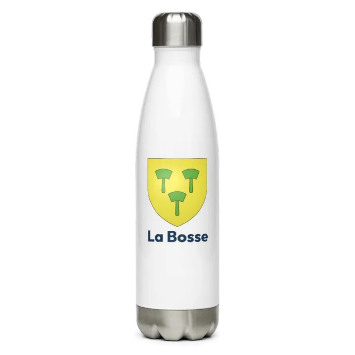 Gourde inox — blason de la Bosse